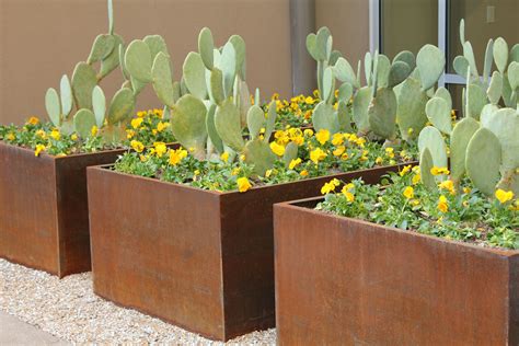 weathering steel planter boxs|corten steel planter boxes.